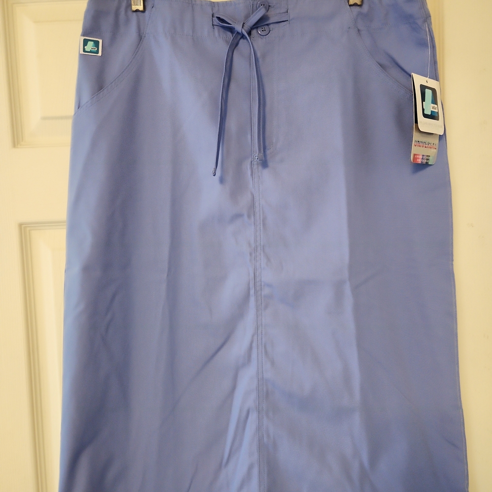 Light Blue Drawstring Skirt NWT